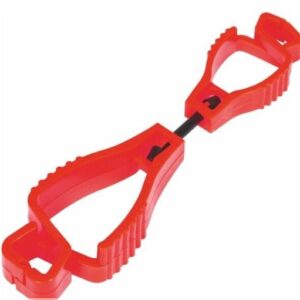 Soporte para guantes para la anilla para cinturón, Color: RED