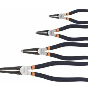 Surtido de alicates de precisión para anillos de seguridad, 4 piezas para anillos interiores, Número de alicates: 4